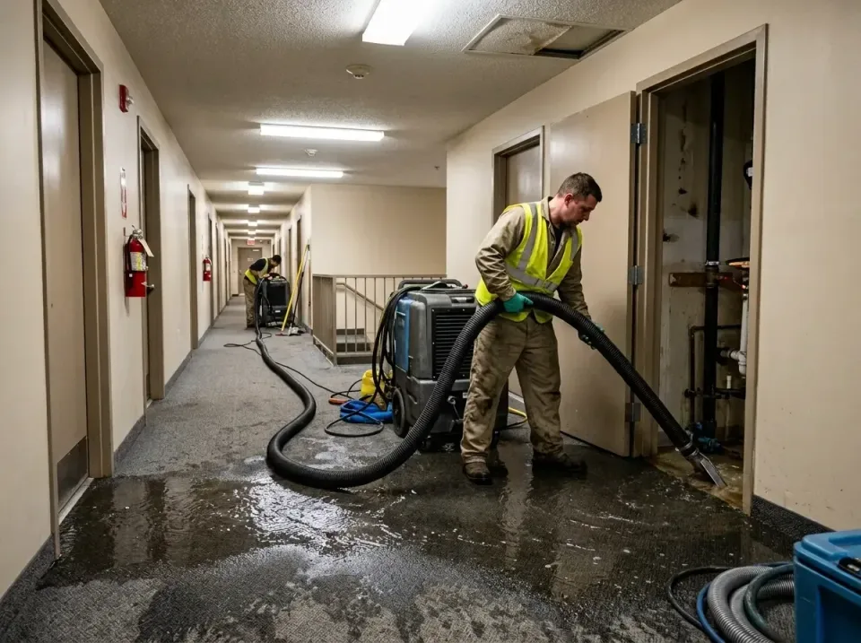 multi-unit-apartment-hallway-f-005 — frequently asked questions, Emergency Burst Pipe Water Extraction & Removal in Walker,…